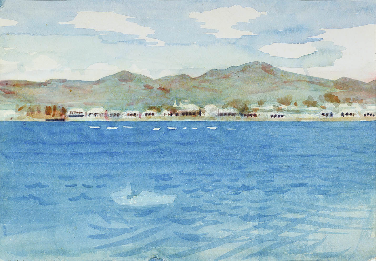 Azores, vintage artwork by Abbott Handerson Thayer, 12x8" (A4) Poster