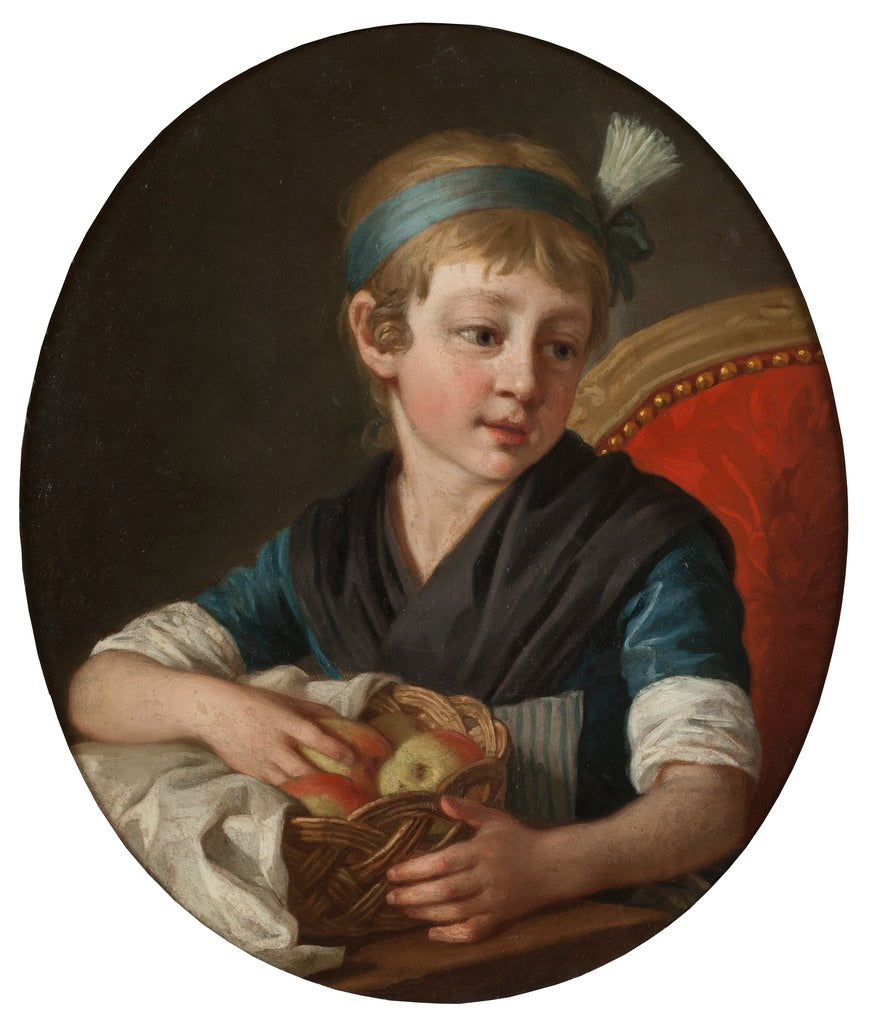 The Artist's Daughter Wilhelmina, vintage artwork by Per Krafft the Elder, 12x8" (A4) Poster