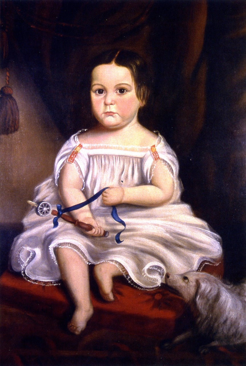 Emma Calhoun Noble Clark, vintage artwork by James Thomas Poindexter, 12x8" (A4) Poster