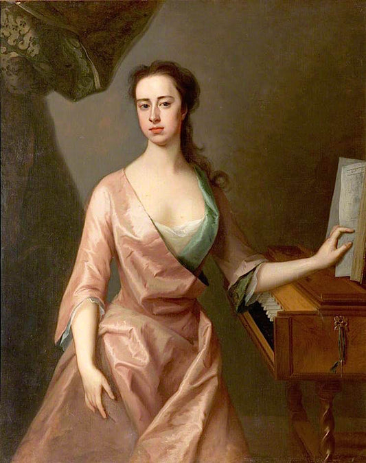 Frances, Lady by ron, Third Wife of the 4th Lord by ron, vintage artwork by Michael Dahl, 12x8" (A4) Poster