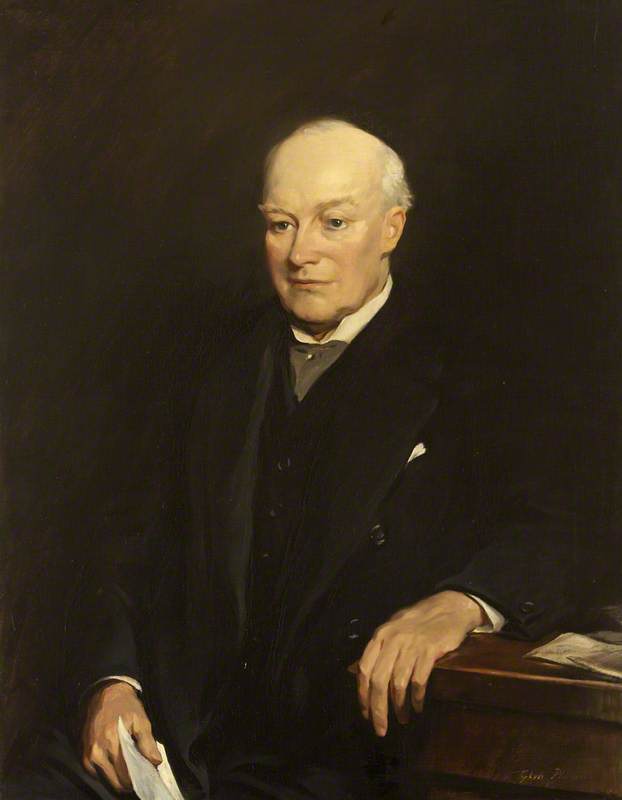 Jere Osborne, Clerk to the Society by Glyn Warren Philpot,16x12(A3) Poster