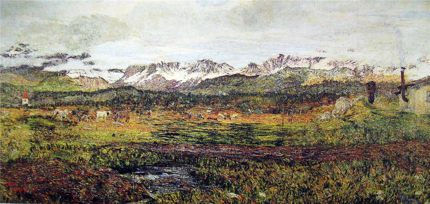 Return to the homeland by Giovanni Segantini,A3(16x12")Poster