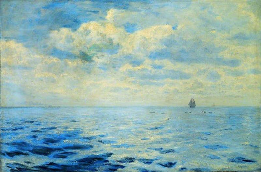 Calm Sea, vintage artwork by Henry Moore, 12x8" (A4) Poster
