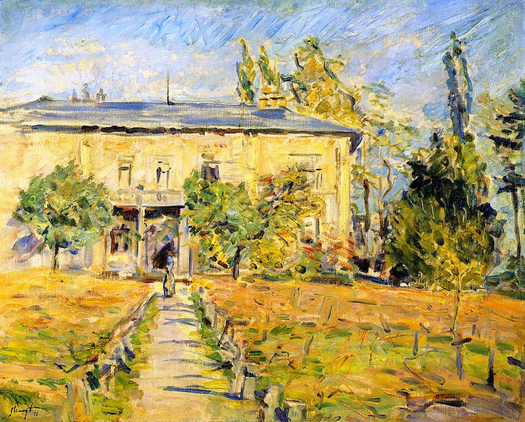 The Country House in Godramstein (West Side) by Max Slevogt,A3(16x12")Poster