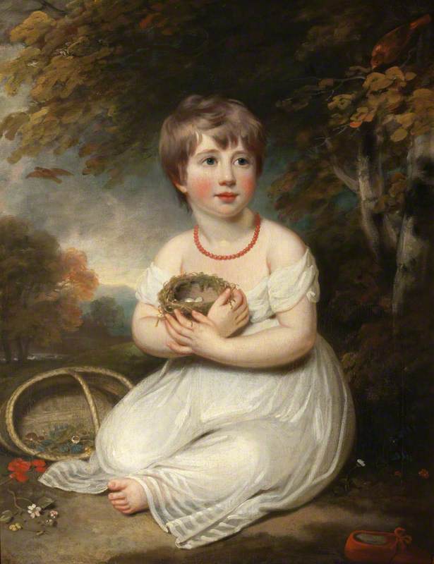 Emma Trevelyan, vintage artwork by Samuel Woodforde, 12x8" (A4) Poster