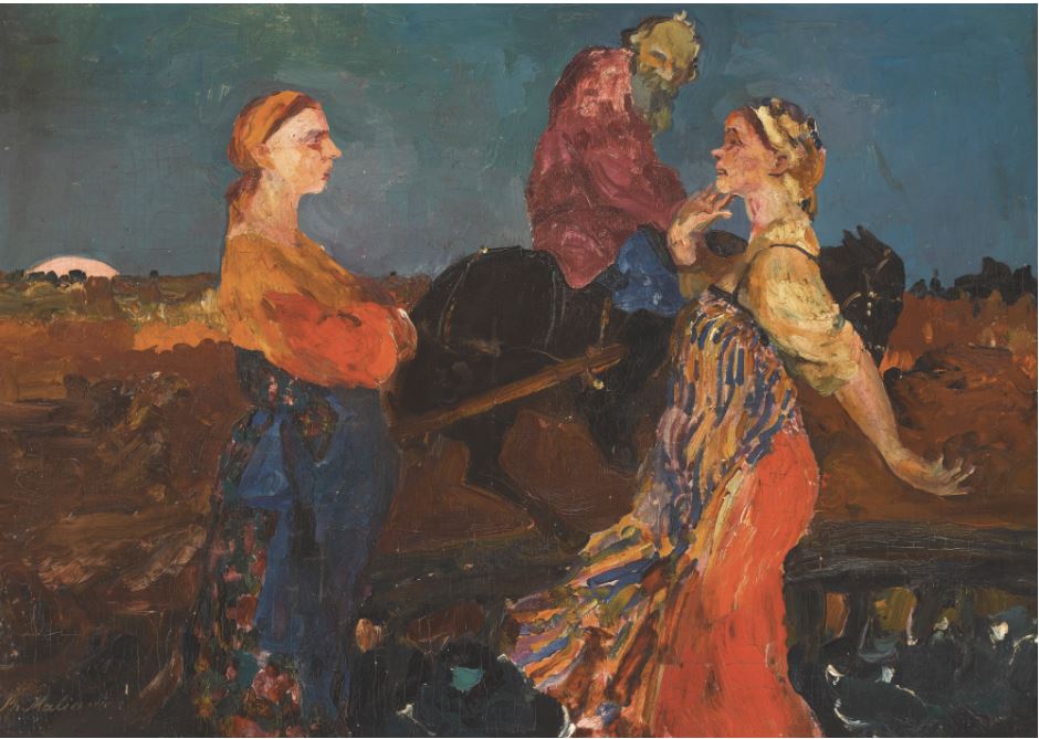 Life in the Country by Filipp Andreevich Maliavin,A3(16x12")Poster