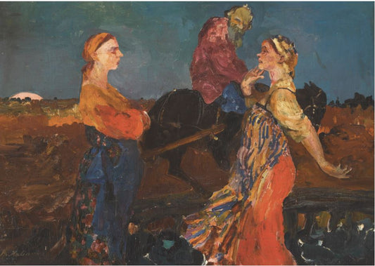 Life in the Country by Filipp Andreevich Maliavin,A3(16x12")Poster