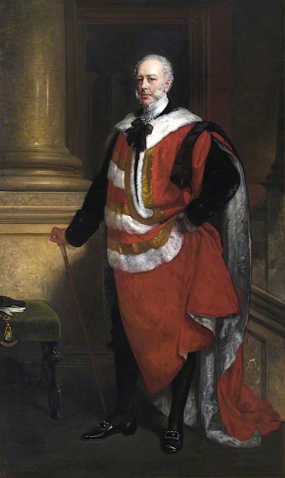 Thomas Dundas, 2nd Earl of Zetland, vintage artwork by Louis William Desanges, A3 (16x12") Poster Print
