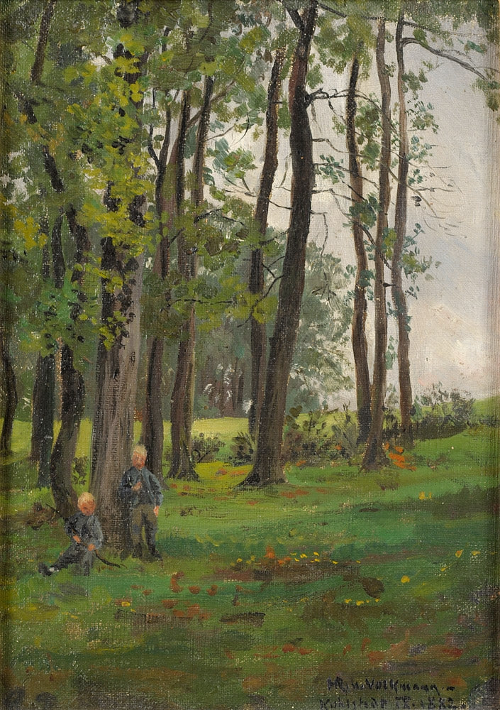 Children in the Woods by Hans Richard von Volkmann,A3(16x12")Poster