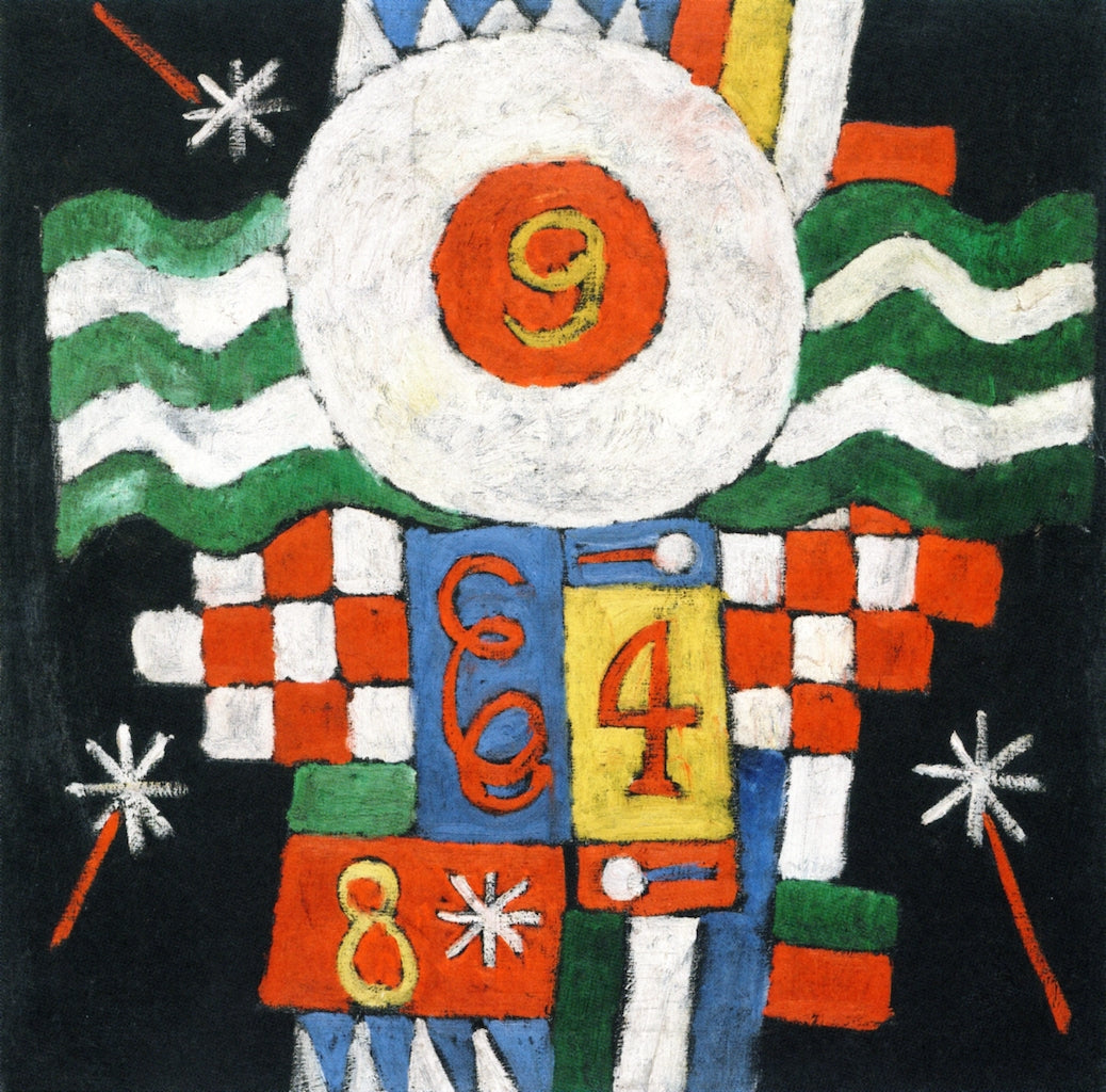 Collection of Numbers, Designs..., vintage artwork by Marsden Hartley, 12x8" (A4) Poster