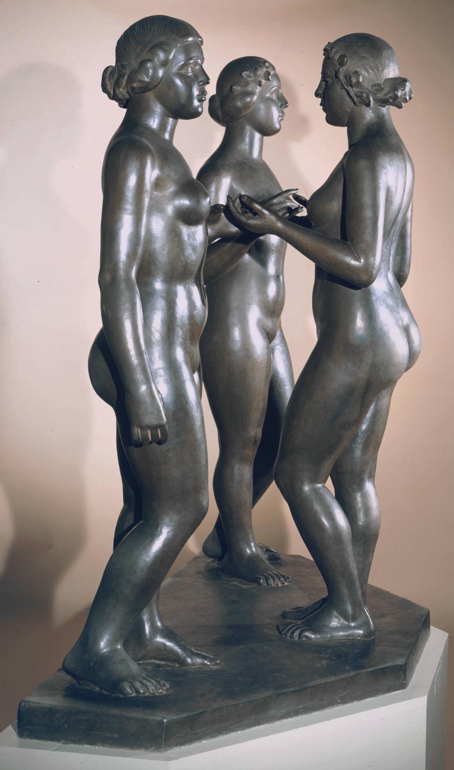 The Three Nymphs by Aristide Maillol,A3(16x12")Poster