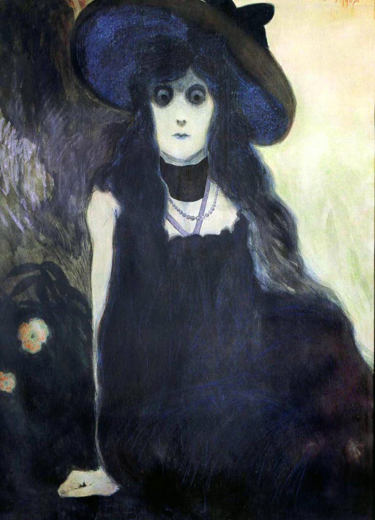 The Absinthe Drinker, vintage artwork by Leon Spilliaert, 12x8" (A4) Poster
