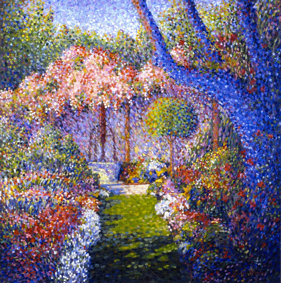 Roman Gardens by Georges Morren,A3(16x12")Poster