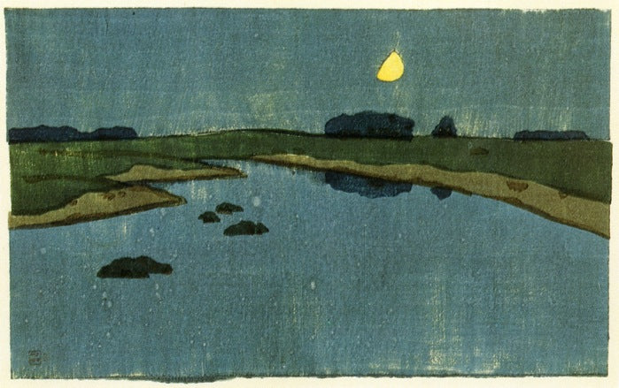 Marsh Creek, vintage artwork by Arthur Wesley Dow, 12x8" (A4) Poster
