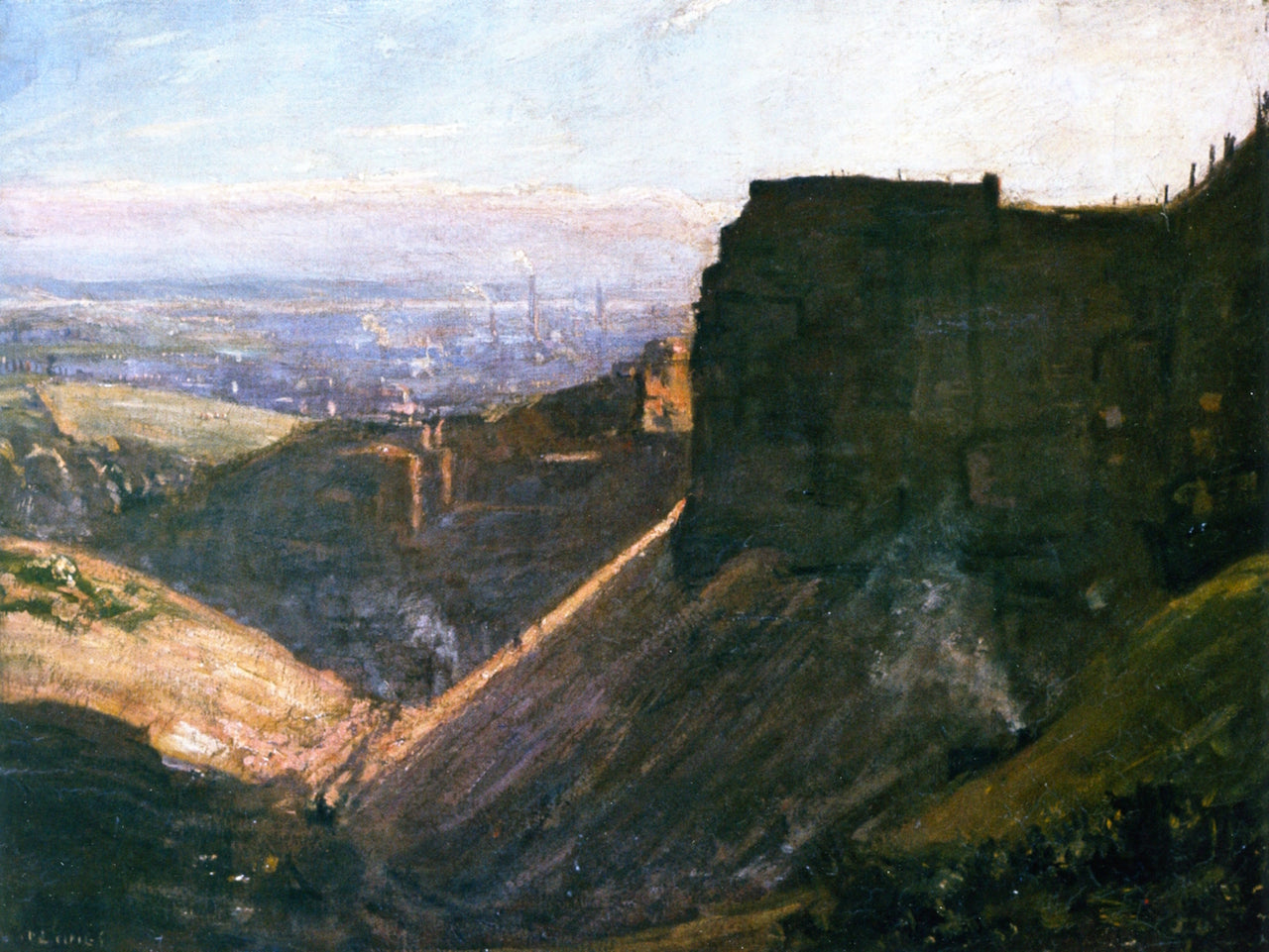 The Furnace Quarry, Llanelli by James Dickson Innes,16x12(A3) Poster