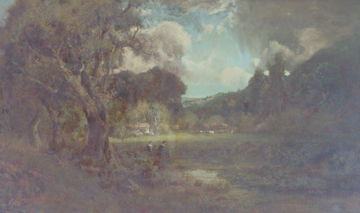 Breaking of the Storm, vintage artwork by William Keith, 12x8" (A4) Poster