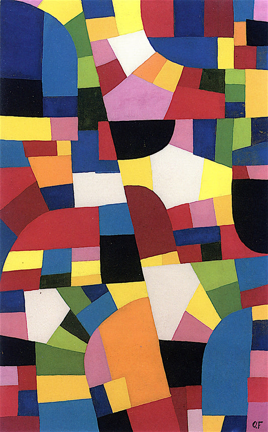 Chartres by Otto Freundlich,16x12(A3) Poster