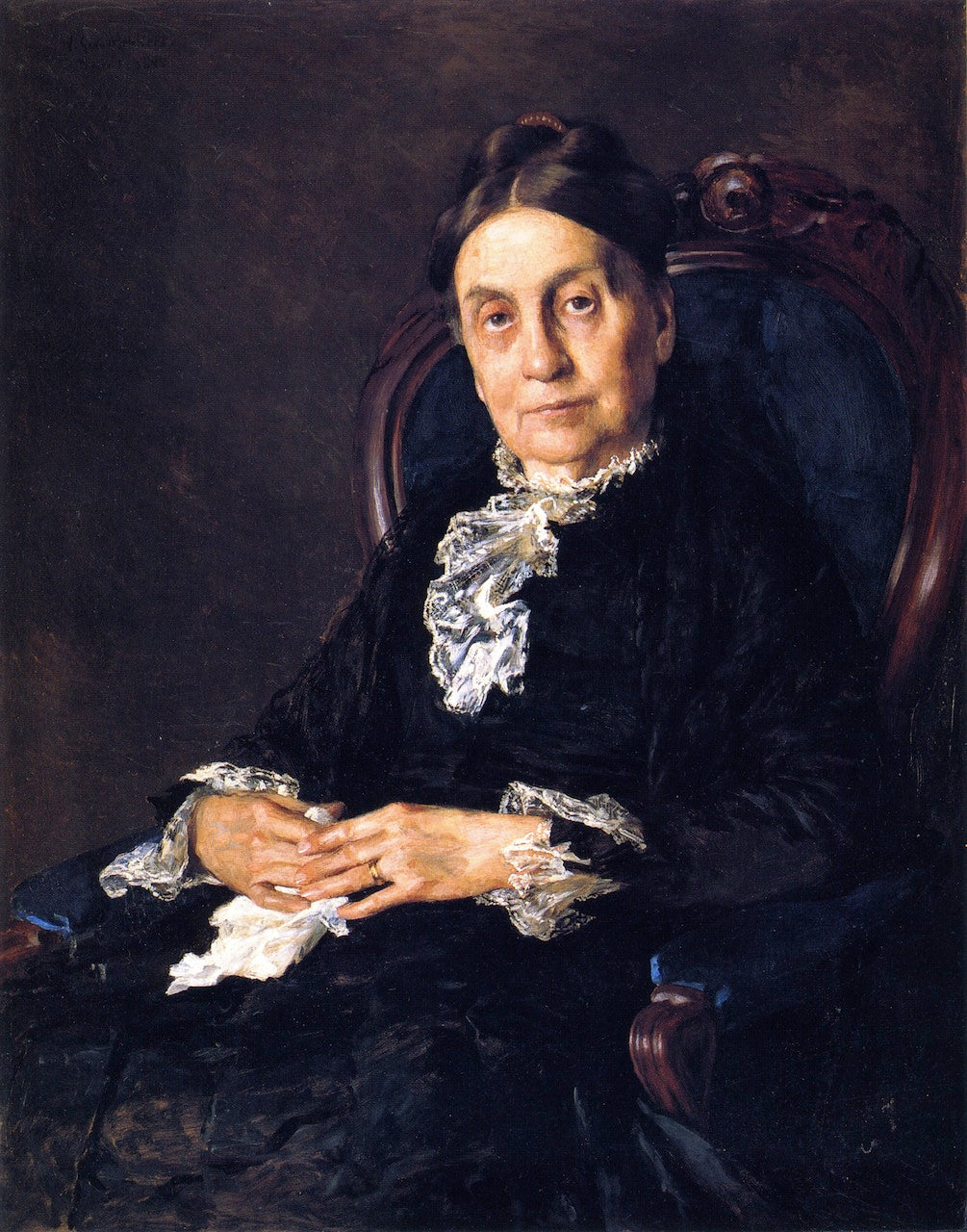 Mrs. Samuel Mountfort Pitts by Gari Melchers,A3(16x12")Poster