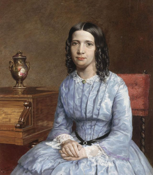 Matilda Berry, vintage artwork by John Edward Brett, A.R.A., 12x8" (A4) Poster