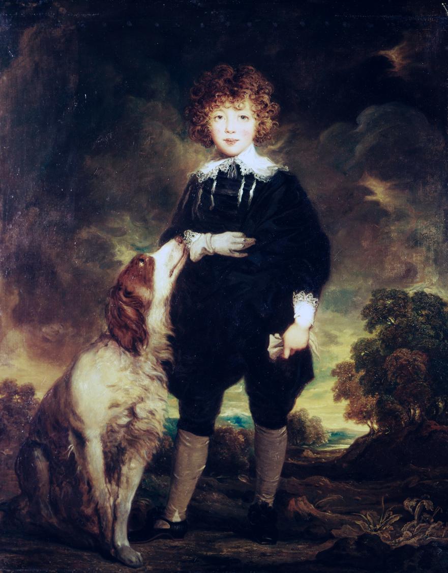 Master Joseph Brett, The Young Squire, vintage artwork by Sir William Beechey, 12x8" (A4) Poster