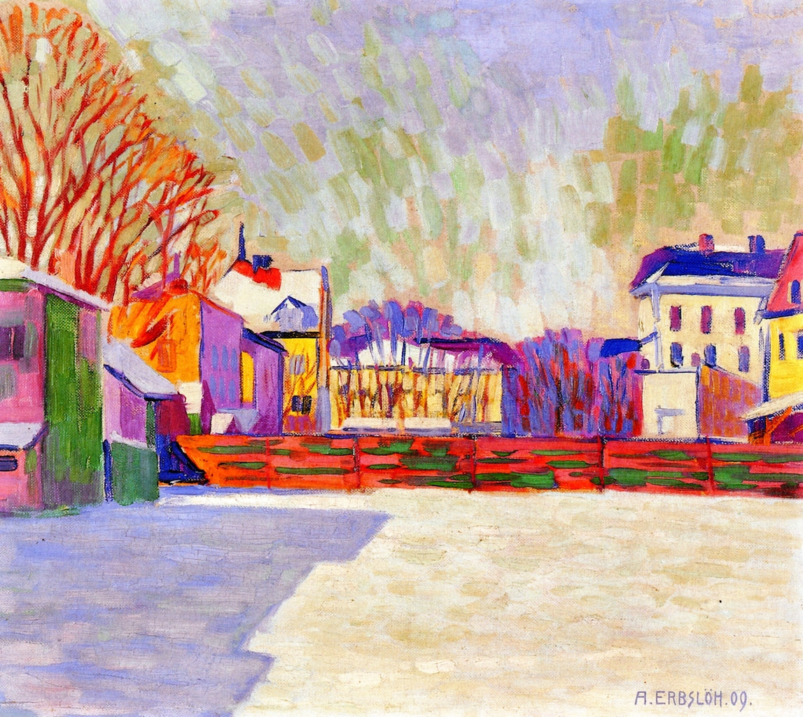 March Sun by Adolf Erbslöh,16x12(A3) Poster