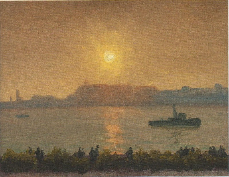 Summer Evening on the Neva by Vladimir Grinberg,16x12(A3) Poster