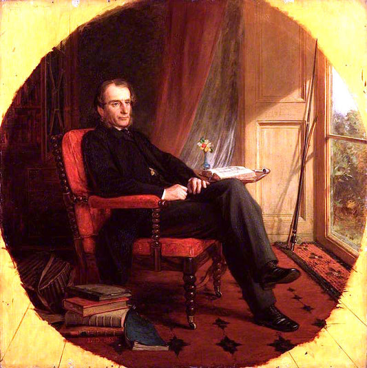 Charles Kingsley, vintage artwork by Lowes Cato Dickinson, A3 (16x12") Poster Print