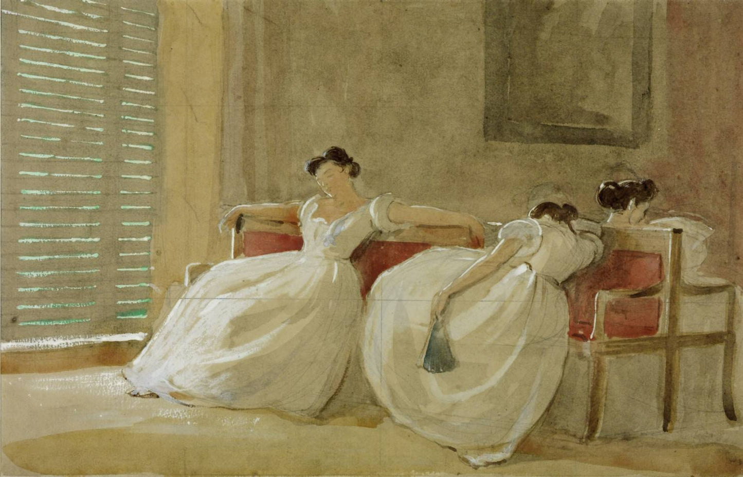 Half Hours with the Best Authors, vintage artwork by Philip Hermogenes Calderon, 12x8" (A4) Poster