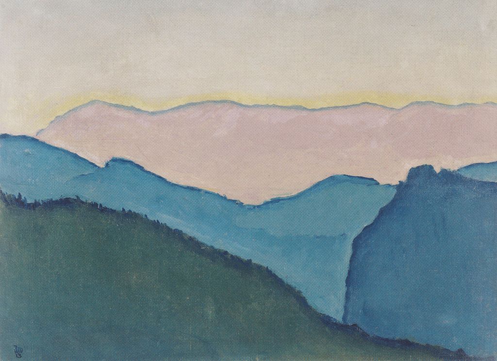 Mountain Ranges by Koloman Moser,A3(16x12")Poster