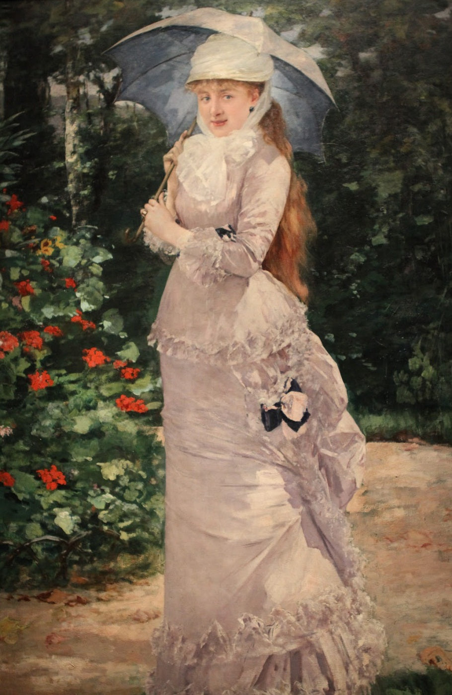 Madame Valtesse de la Bigne, vintage artwork by Henri Gervex, 12x8" (A4) Poster