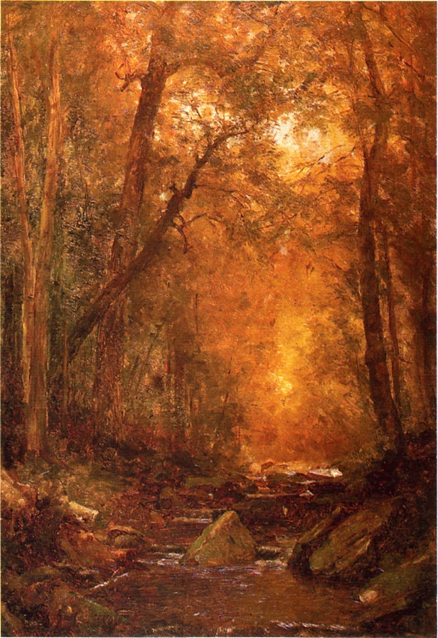 A Catskill Brook, vintage artwork by Thomas Worthington Whittredge, A3 (16x12") Poster Print