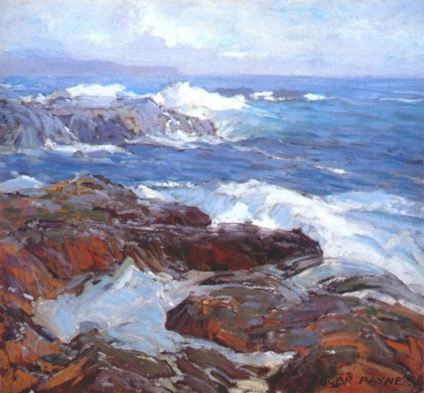 Laguna Sea, vintage artwork by Edgar Alwyn Payne, 12x8" (A4) Poster