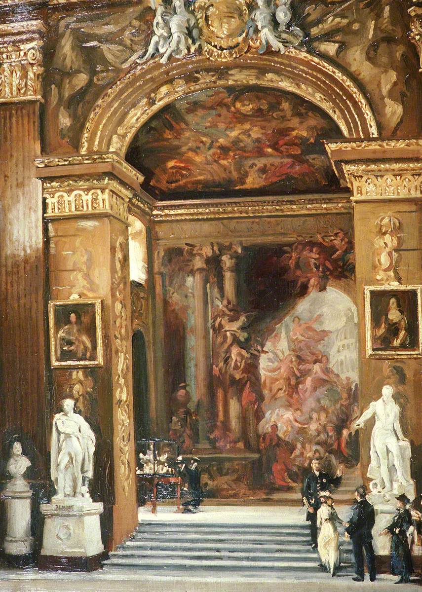 r of the Great Hall, Greenwich by William Bruce Ellis Ranken,16x12(A3) Poster