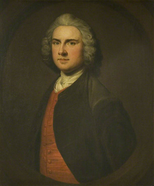 Mr Joseph Jesser, vintage artwork by William Hoare, 12x8" (A4) Poster