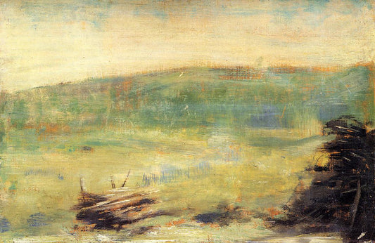 Landscape at Saint-Ouen by Georges Seurat,A3(16x12")Poster