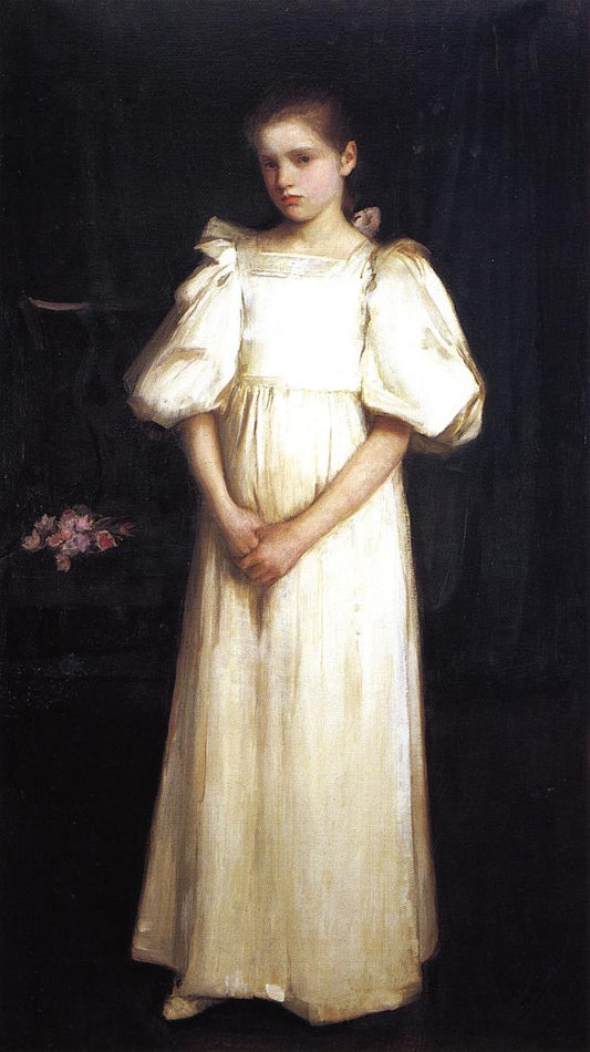 Phyllis Waterlow, the Younger Daughter of E.Q. Waterlo, Esq., vintage artwork by John William Waterhouse, 12x8" (A4) Poster