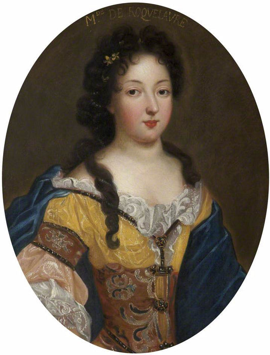 Mademoiselle de Roquelaure, vintage artwork by Pierre Mignard, 12x8" (A4) Poster