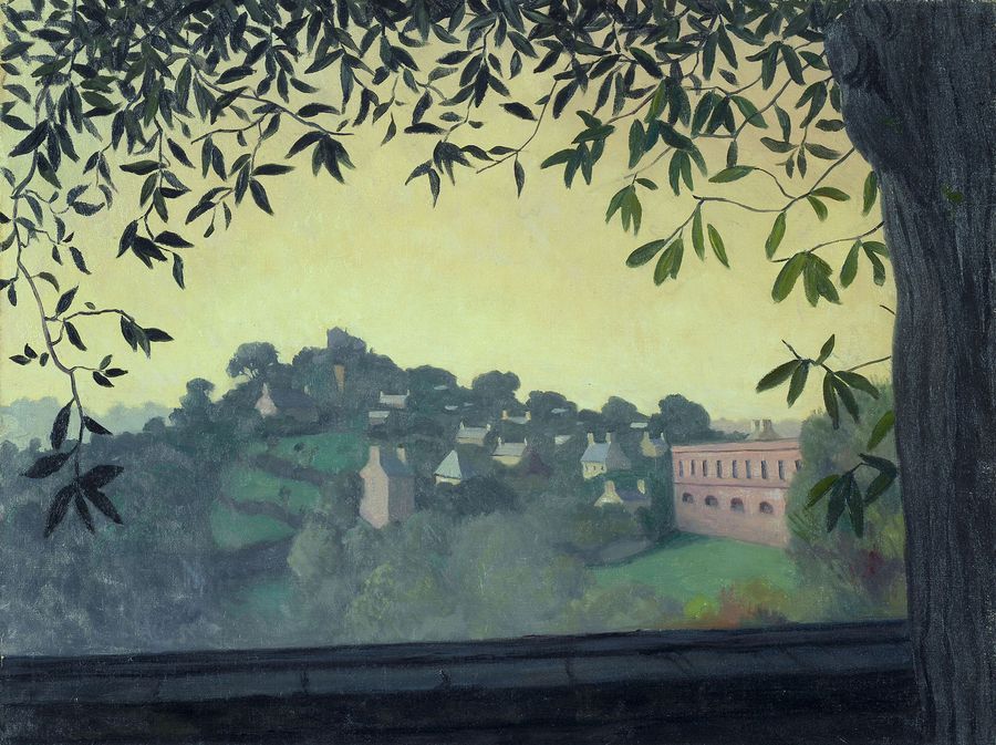 Environs de Dinan, vintage artwork by Felix Vallotton, 12x8" (A4) Poster