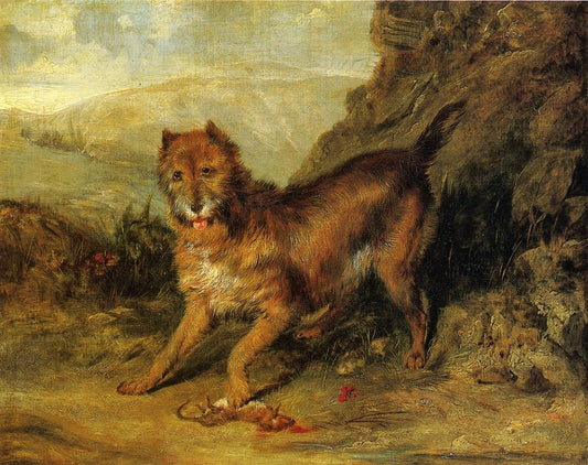 Bob, vintage artwork by Sir Edwin Landseer, A3 (16x12") Poster Print