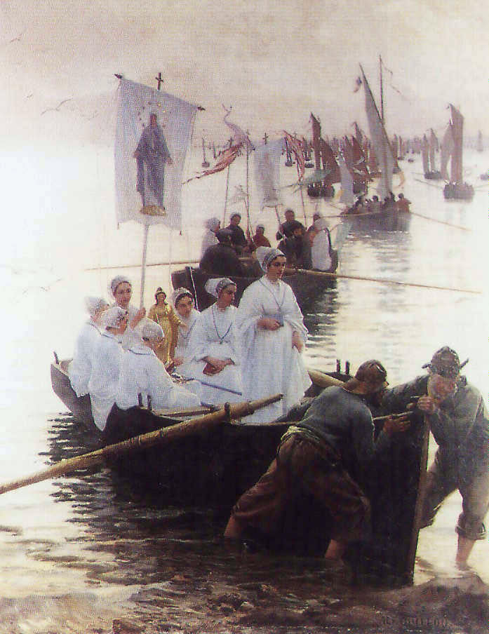 Brittany Women by emile Friant,A3(16x12")Poster