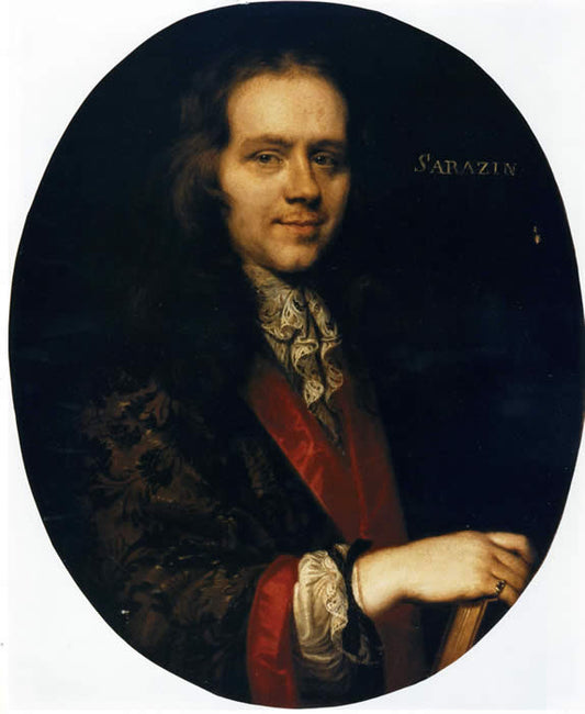 The Physician Michel Sarrazin, vintage artwork by Pierre Mignard, 12x8" (A4) Poster