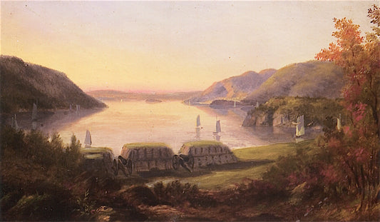 A Fort on the Hudson, vintage artwork by Robert Walter Weir, A3 (16x12") Poster Print