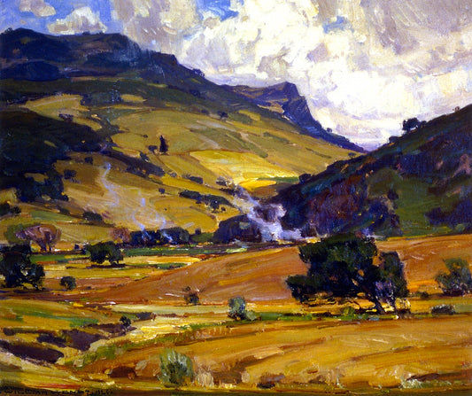 As the Wind Listeth by William Wendt,A3(16x12")Poster