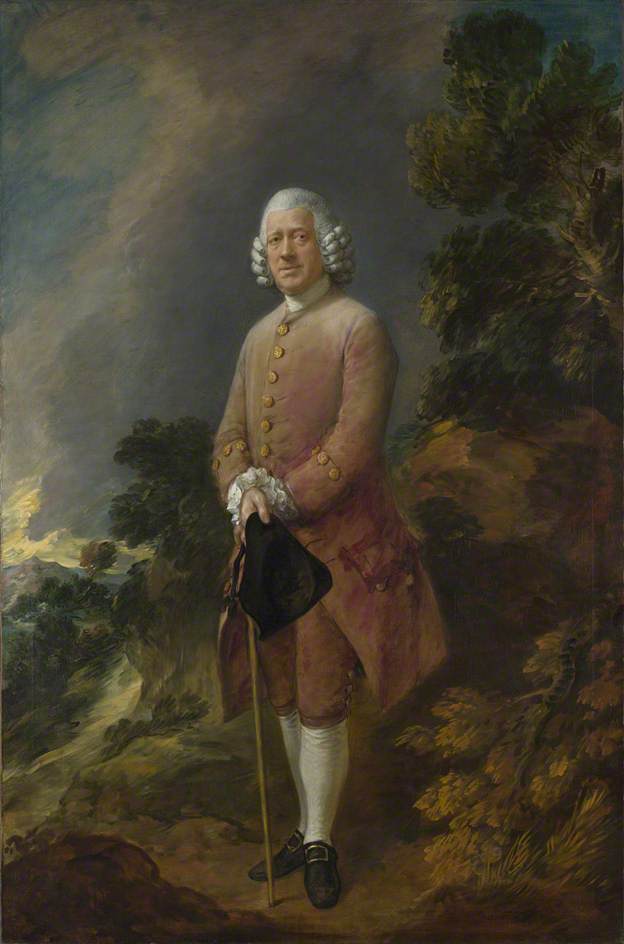 Dr Ralph Schomberg, vintage artwork by Thomas Gainsborough, 12x8" (A4) Poster
