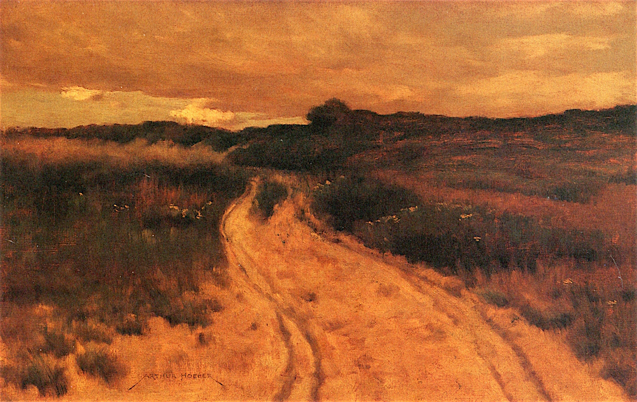 Dusk on the Dunes by Arthur Hoeber,A3(16x12")Poster