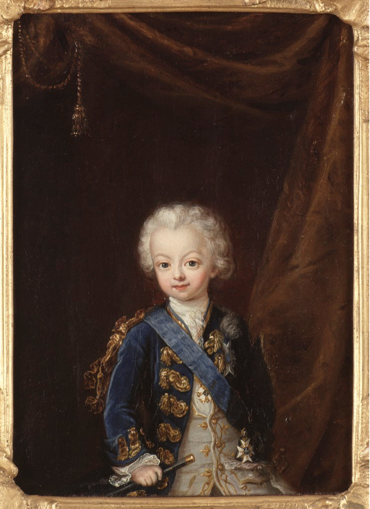 Gustav III, King of Sweden, vintage artwork by Ulrika Fredrica Pasch, 12x8" (A4) Poster
