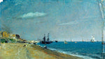 Brighton Beach with Colliers, vintage artwork by John Constable, 12x8" (A4) Poster