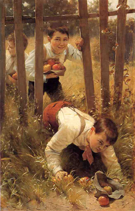 Stealing Apples by Karl Witkowski,A3(16x12")Poster