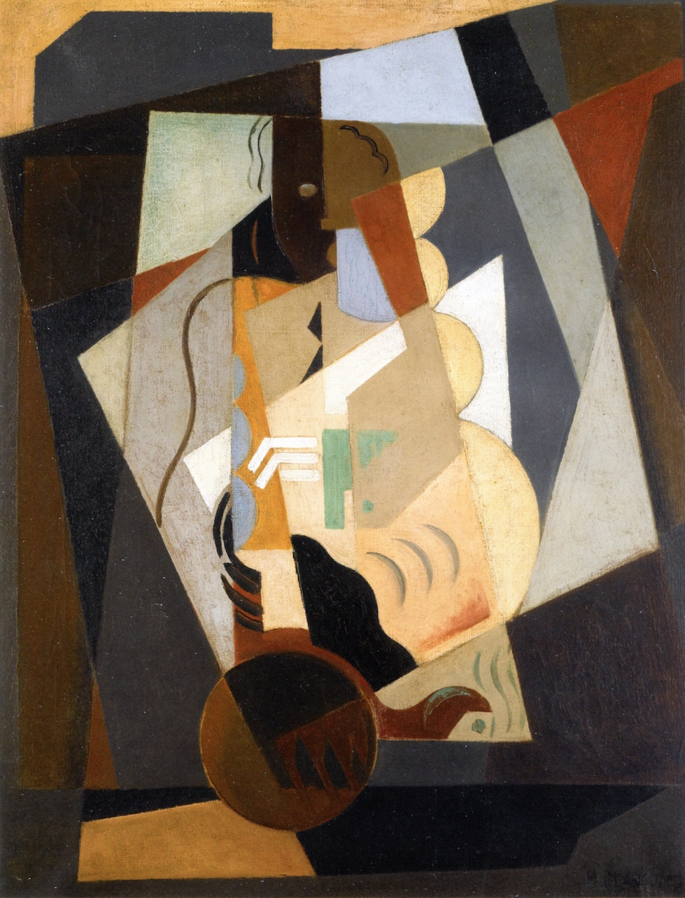 Still Life - Woman with Mandolin by Maria Blanchard,16x12(A3) Poster