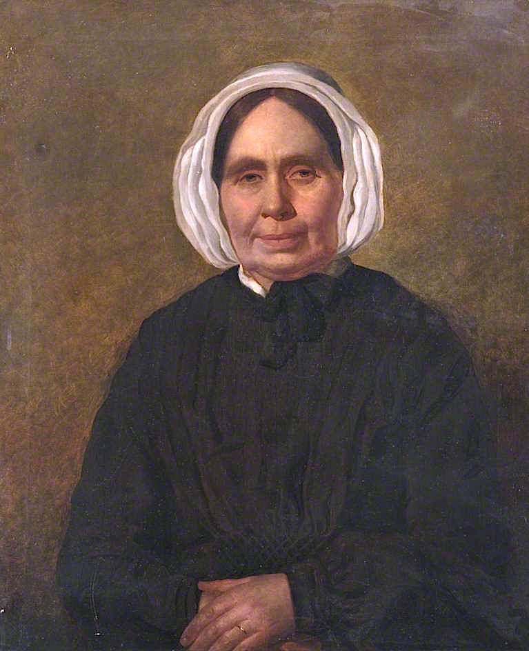 Margaret Hosie, Wife of William Fox, Merchant of Carnoustie, vintage artwork by William Baxter Collier Fyfe, 12x8" (A4) Poster